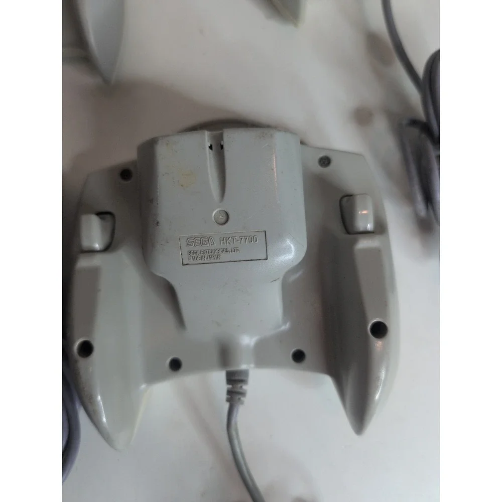 Sega Dreamcast Official White/Grey Controller HKT-7700 Lot Of 3 OEM